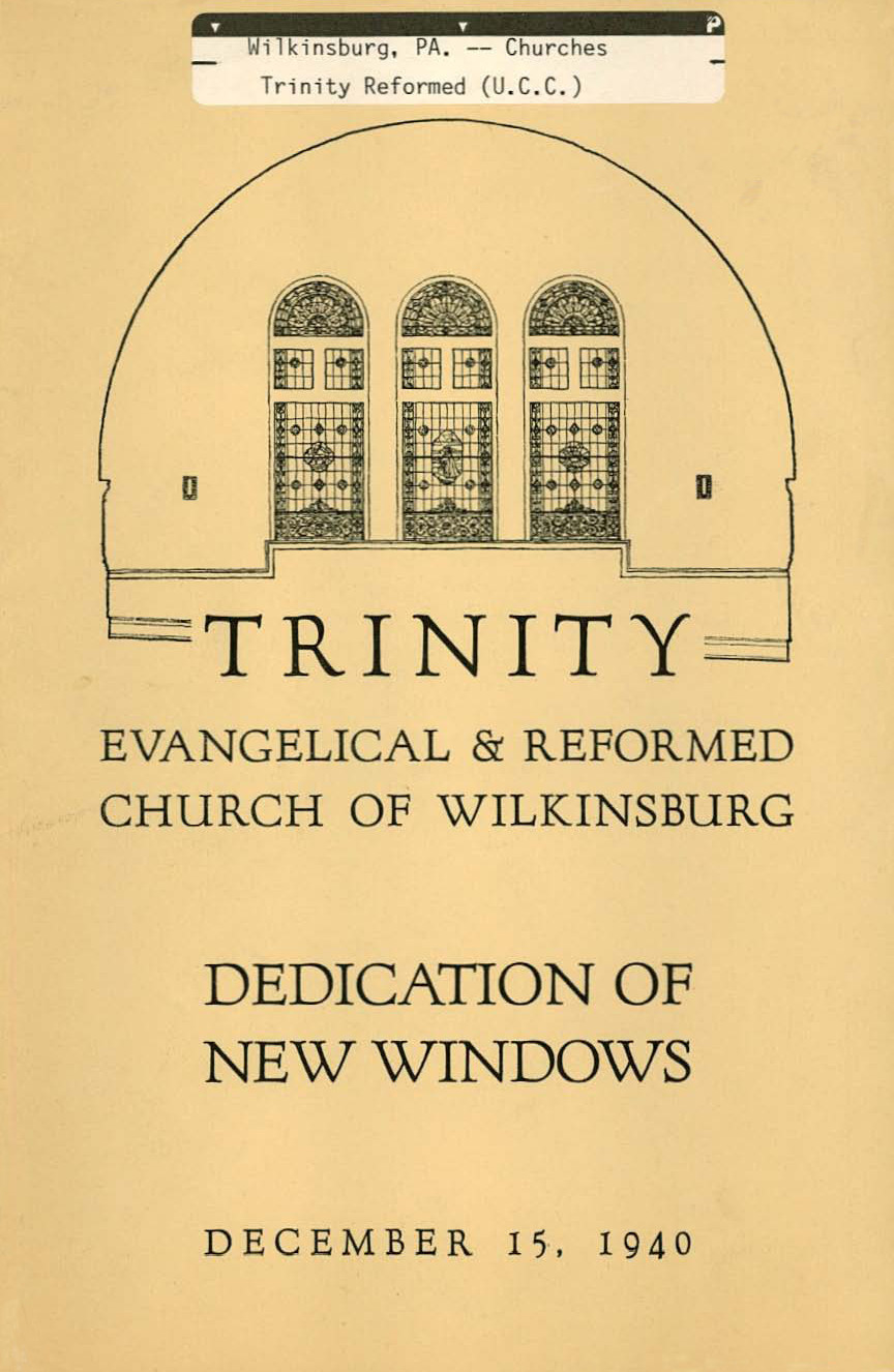 Dedication of New Windows